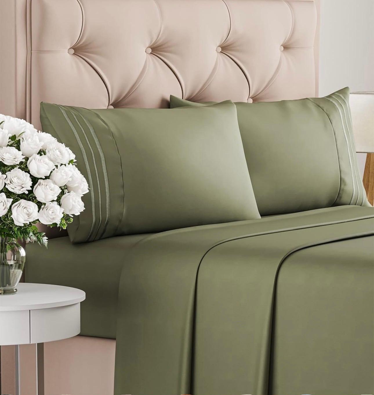 350TC Bed Sheets Queen 4pc