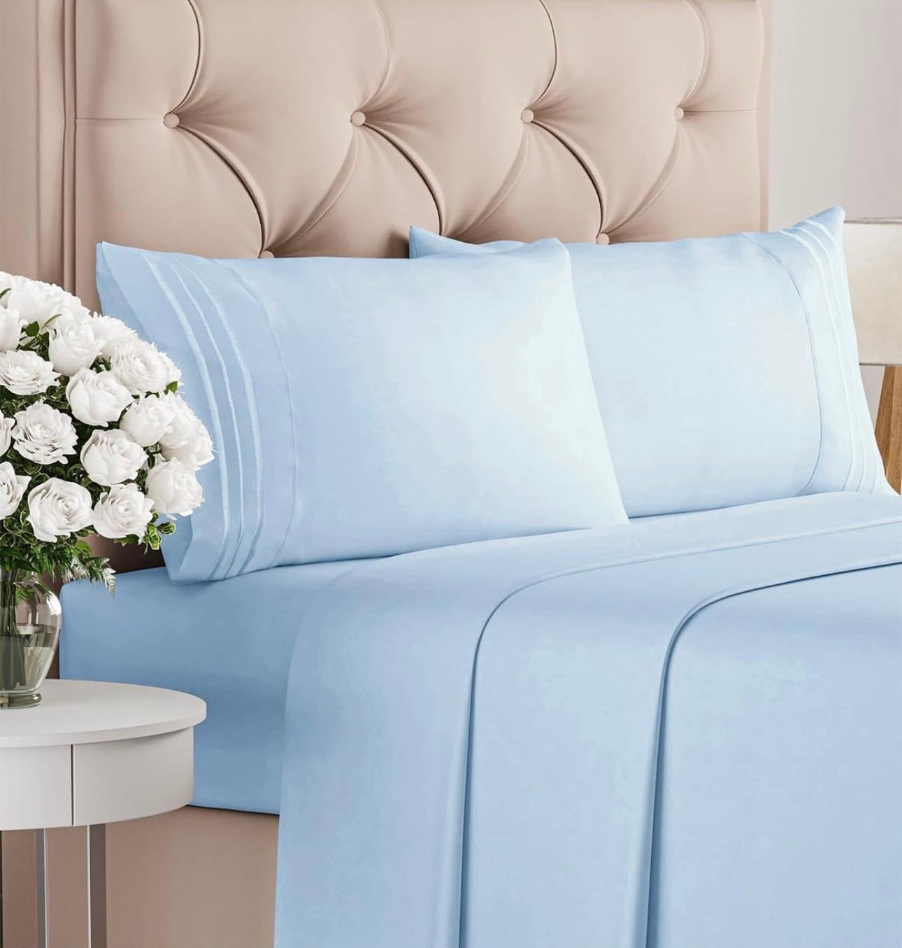 350TC Bed Sheets Queen 4pc