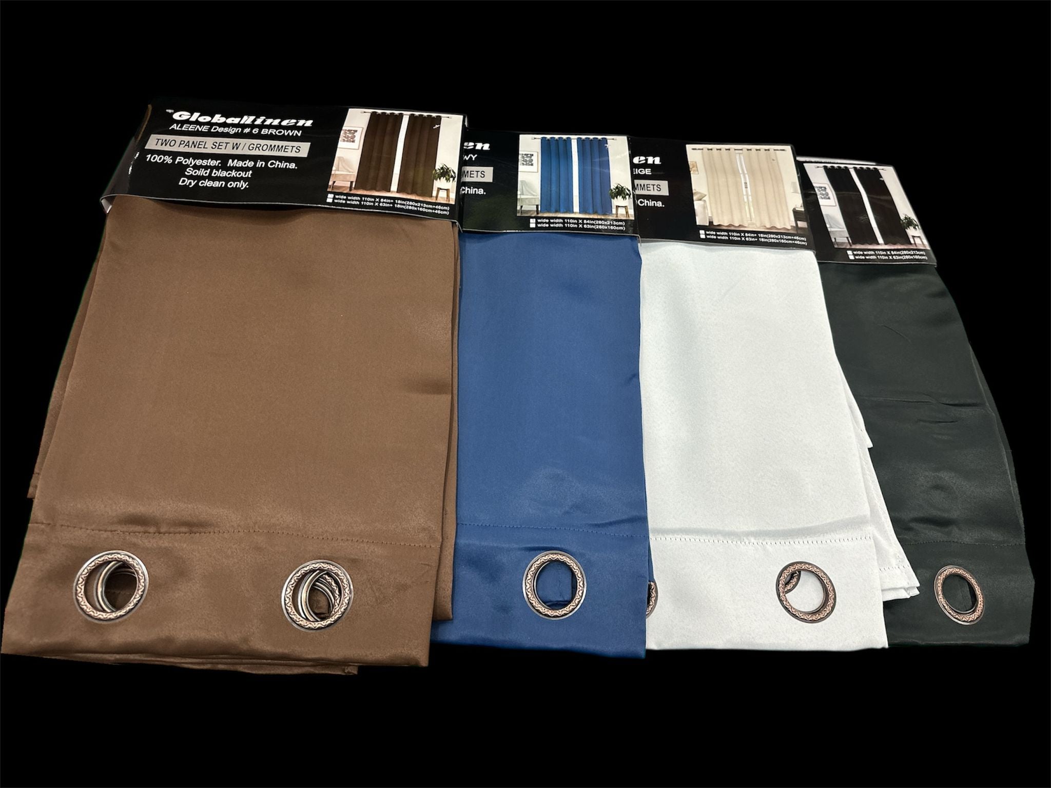 2 Panel Blackout 84in Long (Solid Color)