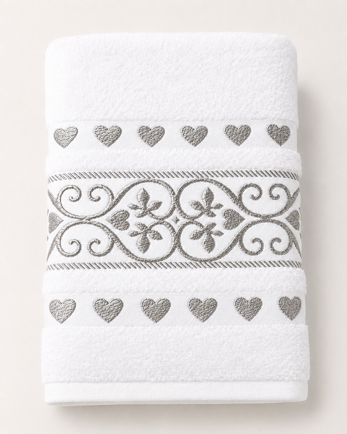 Cotton Embroidered Body Towels