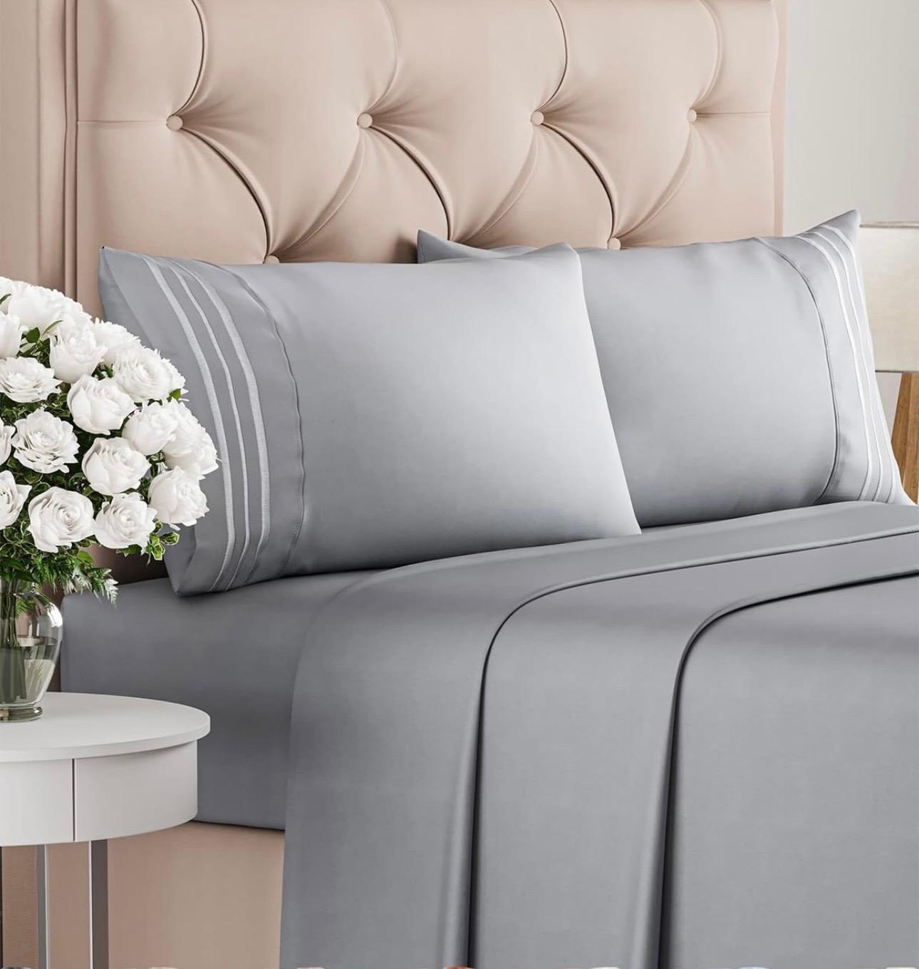 350TC Bed Sheets Queen 4pc