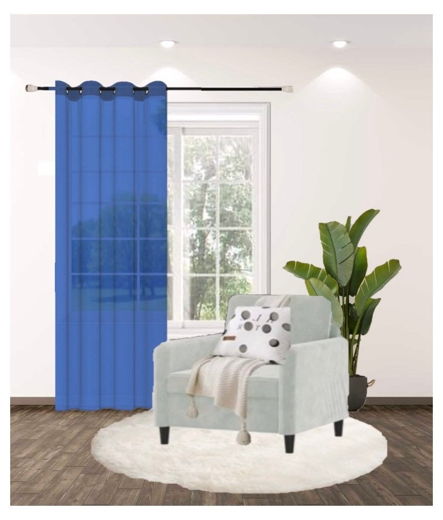 Ruby's Sheer Single Panel Curtain 84"