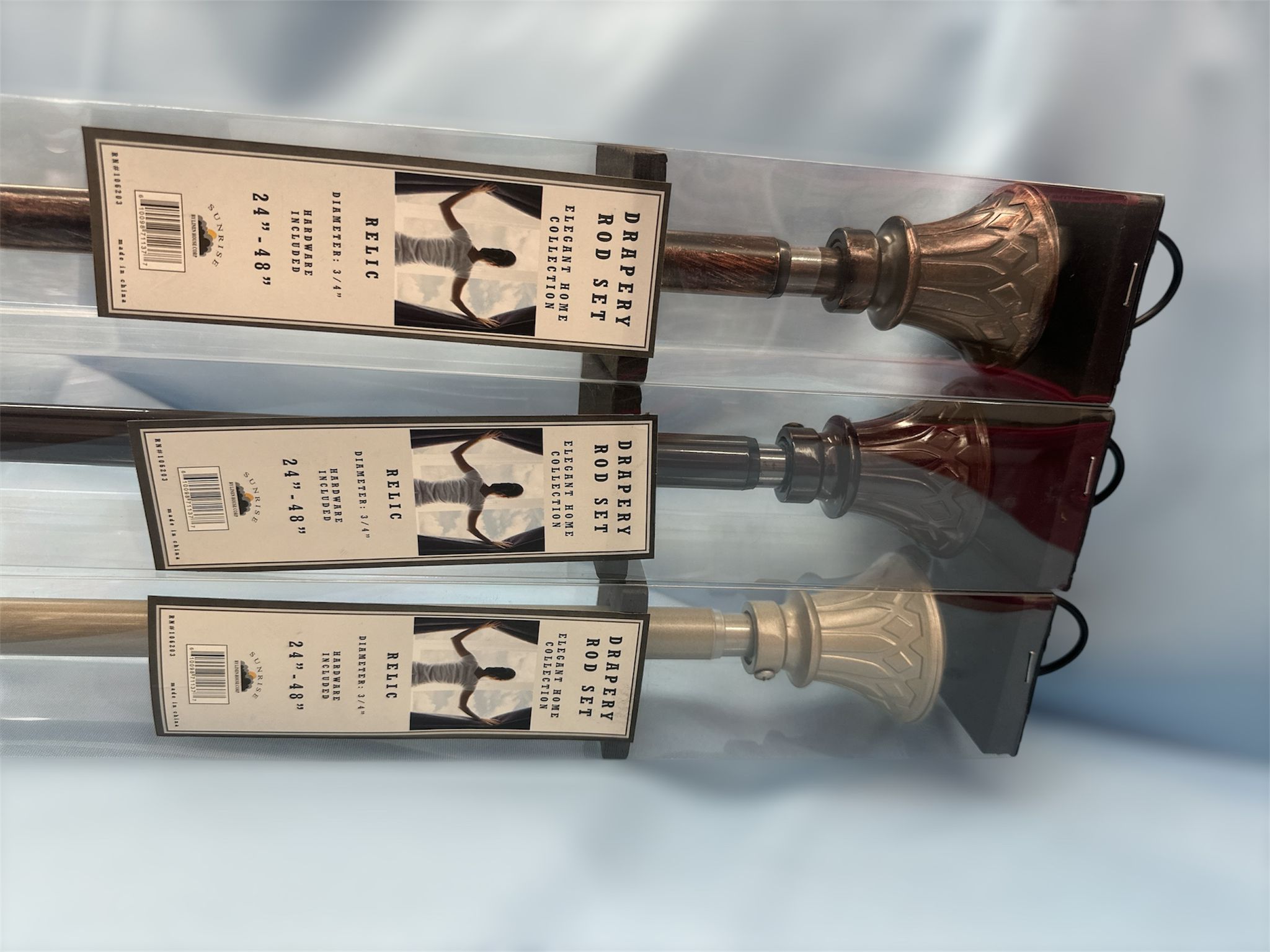 Drapery Curtain Rod 120"x120"