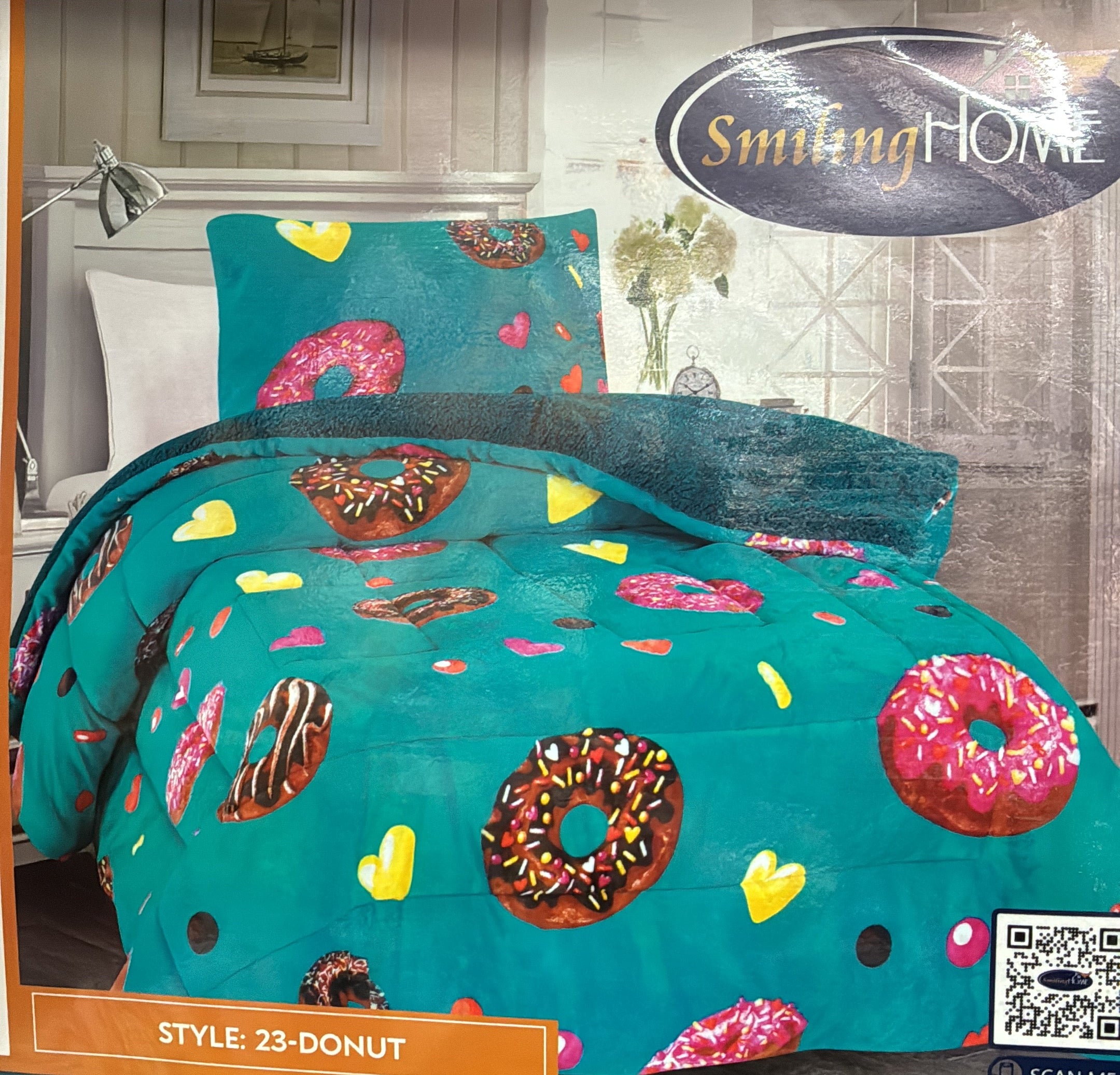2pc Borrego Twin Printed Blanket