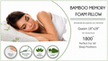 Bamboo Memory Foam Pillow