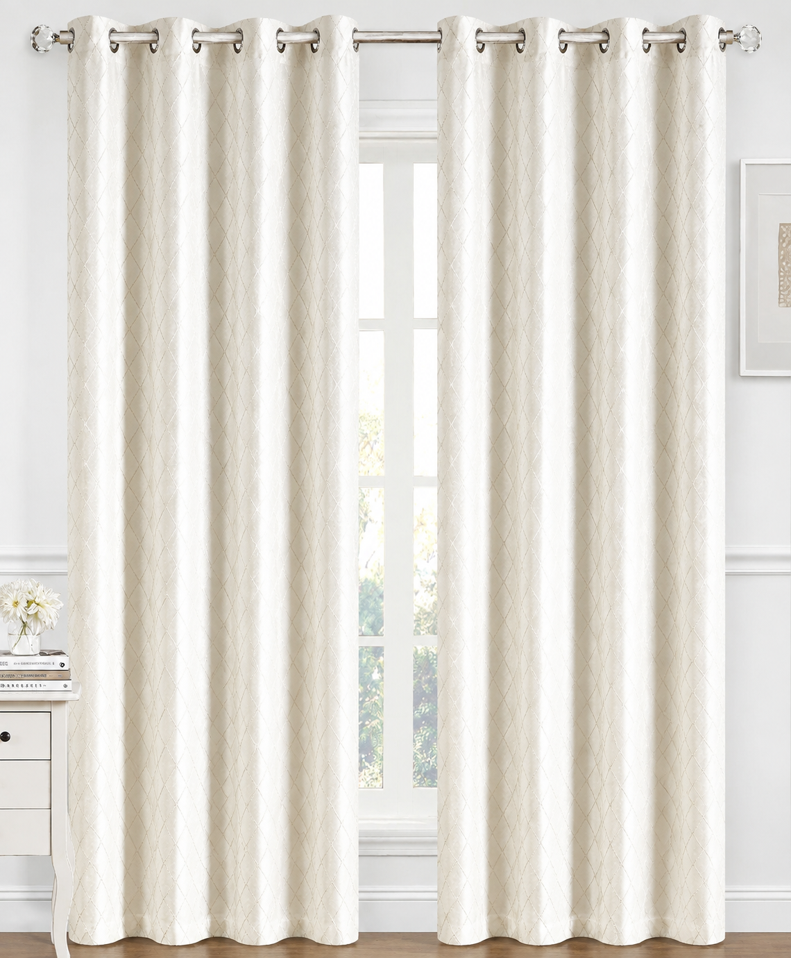 2 Panel Jacquard Curtain